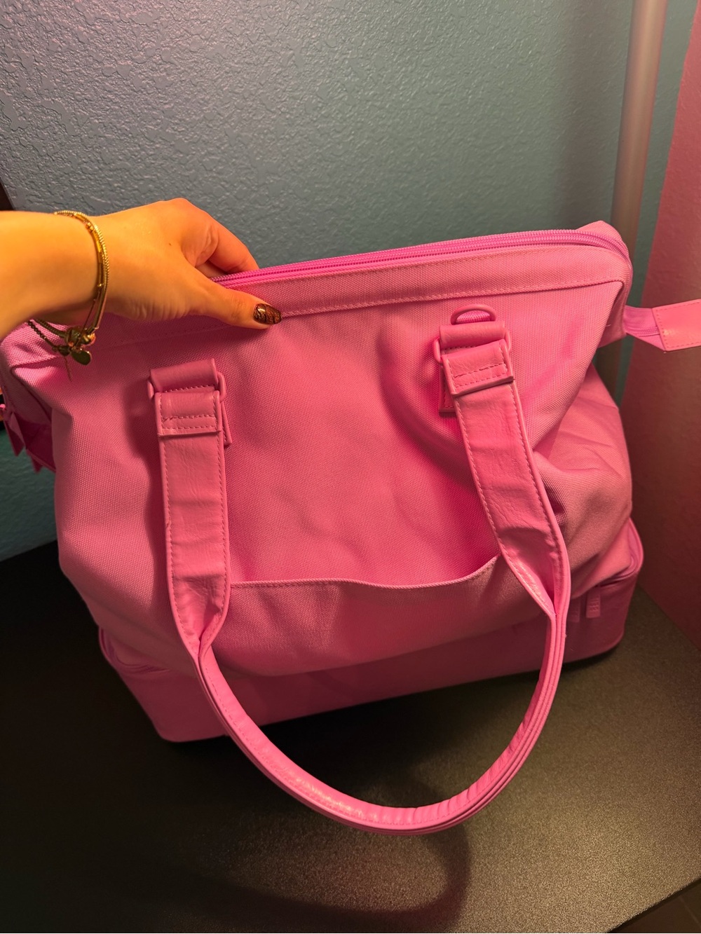 Pink Beis Original Weekender Bag